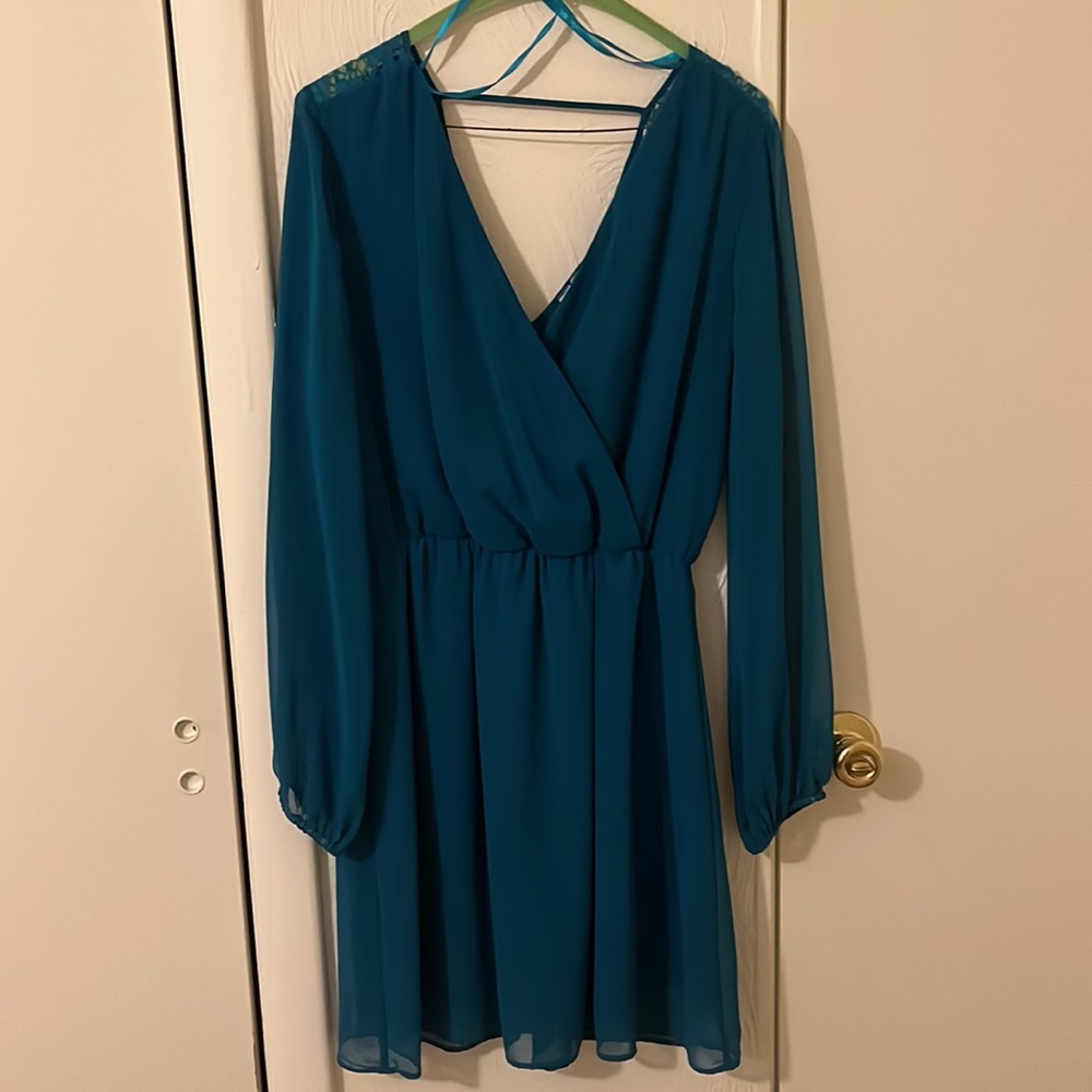 Francesca’s Boutique- Wedding Guest- Long Sleeve Dress